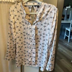 Pink banana republic dress top